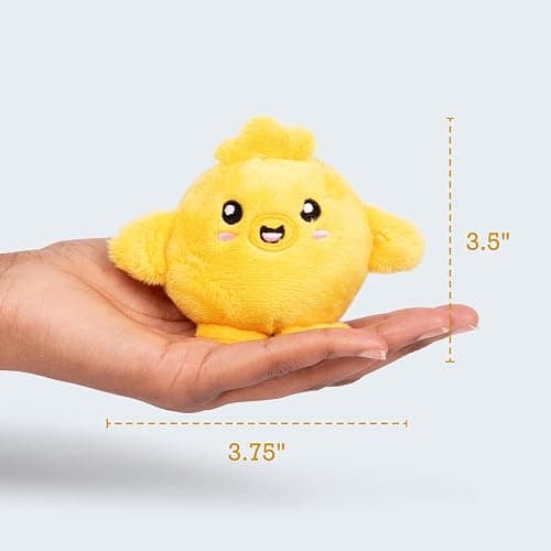 Emotional Support Chickies by Relatable, Cuddly Stuffed Animals and Toys, Squishy Toys and Plushies, Great Gift Ideas for Loved Ones of All Ages, Includes 5 Plushies with Carrying Basket thumbnail 7