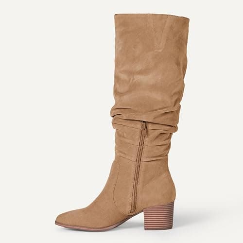 Amazon Essentials Women's Tall Block Heel Boots thumbnail 4