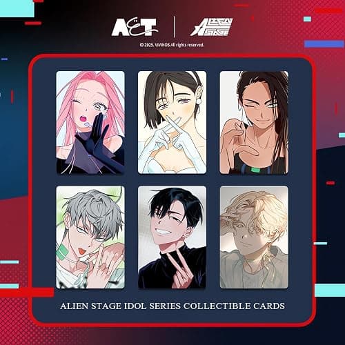 YJacuing Alien Stage Official Photocards (Idol Series) | 6-Card Pack, Anime Merch, ALNST, Collectibles, Limited Edition thumbnail 2