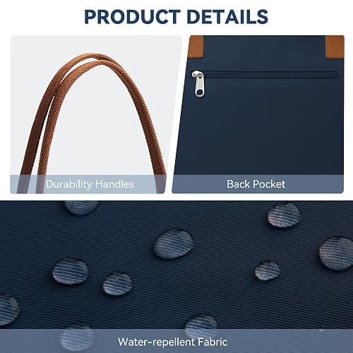 KALIDI Tote Bag for Women Nylon Top-Handle Purse,Shoulder Hobo handBag with Zipper Leisure Foldable Weekend thumbnail 6