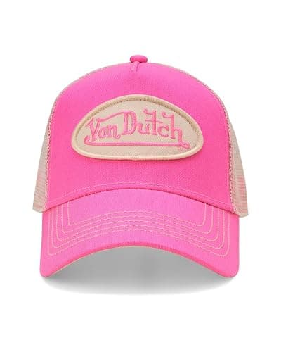Von Dutch Unisex Trucker Hat - Curved Bill Mesh Back Retro Classic Adjustable Snapback Baseball Cap for Men and Women thumbnail 7