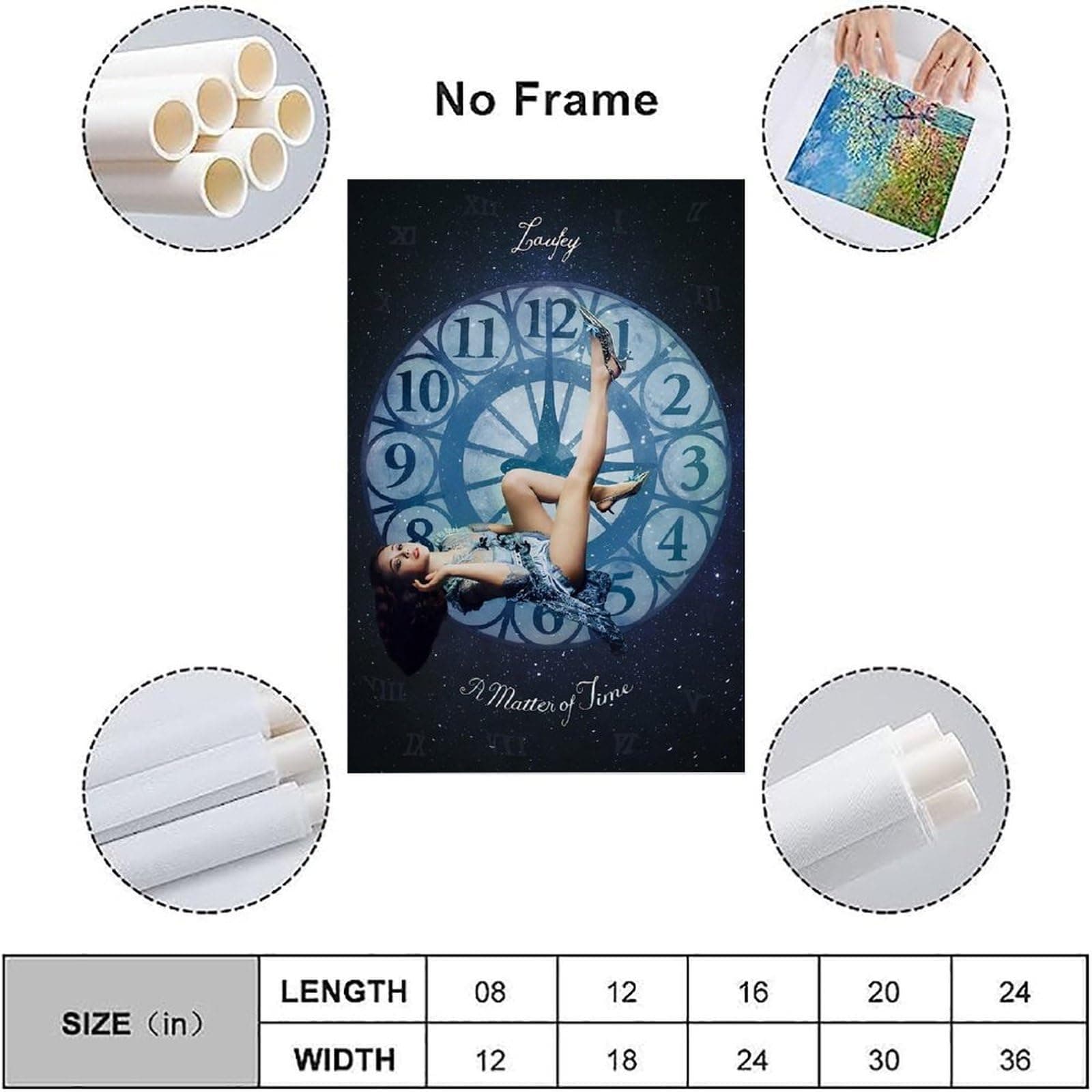 Lau-fey Poster A Matter Of Time Album Cover Poster Canvas Painting Wall Art Picture Home Decor Print For Bedroom Living Room Dorm Study Bar Office 12x18inch(30x45cm) thumbnail 3