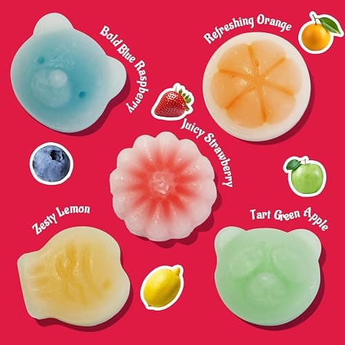 Gummy Glow Wax Candy 12oz Bulk Pack, Retro Chewy Wax Candies for Old School Candy Lovers with 55-65 Pieces & 5 Flavors, Nostalgic Sweet Treats thumbnail 2
