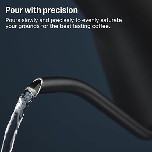 Fellow Stagg EKG Pro Gooseneck Electric Kettle, Brew Timer, 0.9 Liter | To-the-Degree Temp Control, Color LCD, Temp Hold, Stainless Steel, for Pour-Over Coffee & Tea, Quick Heating, Matte Black thumbnail 7