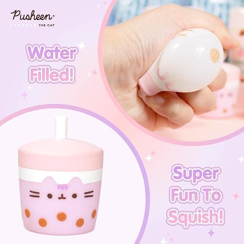 Hamee Pusheen the Cat Cute Water Filled Surprise Capsule Squishy Toy [Series 4] [Pusheen Sips] [Birthday Gift Bag, Party Favor, Gift Basket Filler, Stress Relief Toy] – 1 Pc. (Mystery – Blind Capsule) thumbnail 5