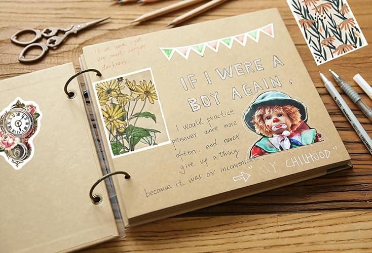 100 Pcs Aesthetic Vintage Vinyl Stickers - Scrapbook Journaling Laptop Water Bottles Waterproof Retro Stickers Skins & Decals, Adults DIY Craft Decor Nostalgic Theme Party Favor & Supplies thumbnail 2