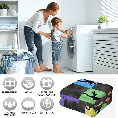 Colorful Game Blanket Soft Fleece Throw - Ideal Gamer Gift for Kids Teens and Adults - Warm, Cozy & Stylish Game-Themed Room Decor 40"x50" thumbnail 7