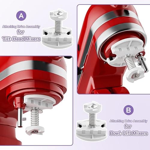 Ice Cream Maker Attachment for KitchenAid Stand Mixer, 2 Qt Ice Cream Bowl | Fits 4.5Qt and Larger KitchenAid Stand Mixers, For Ice Cream, Frozen Yogurt, Sorbet & Gelato by Focollk thumbnail 6