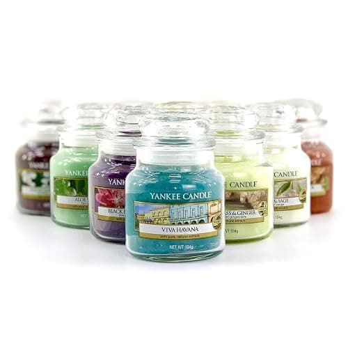 3 x Official Yankee Candle Assorted Fragrances Lucky Dip Signature Classic Small Mini 104g Jars - Image 1