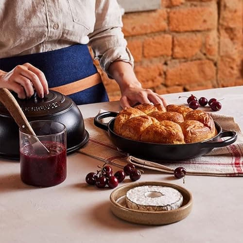 Le Creuset Enameled Cast Iron Signature Round Bread Oven, 9.5 inch, Licorice thumbnail 5