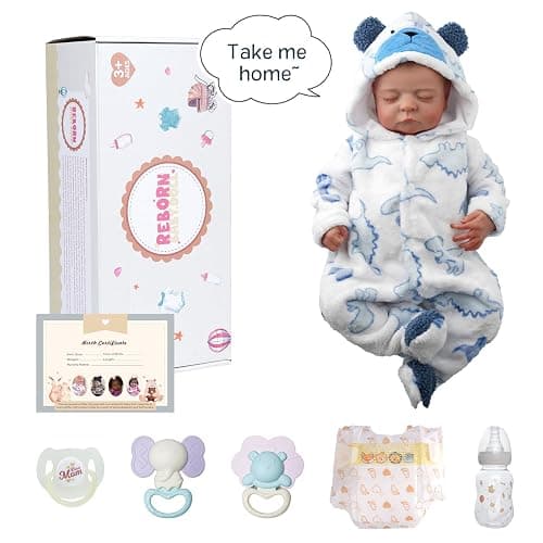 BABESIDE Reborn Baby Dolls Boy, 20 Inch Lifelike Newborn Real Life Poseable Realistic Doll for Boy Soft Vinyl and Cloth Body Baby Dolls with Clothes and Toy Gift for Kids Age 3+ thumbnail 7