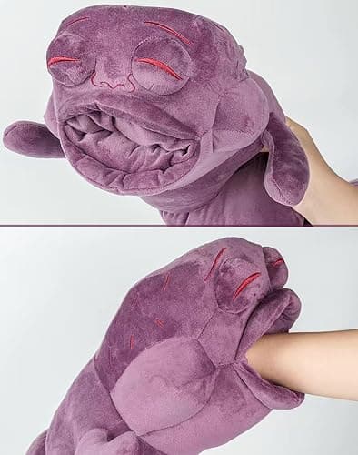 Jujutsu Battle Toji Caterpillar Fushiguro Cursed Sprite Worm Plush JJK Merch Pillow, Kaisen Stuffed Animal Throw Cosplay, Ugly Figure Doll Puppet Sofa Home Decor Gift for Teen 14+ Adult（29.6INCH） thumbnail 3