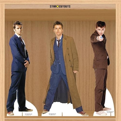 Star Cutouts SC4643 Tenth Doctor Who David Tennant Shelf Top Pack Cardboard Cut Out Height 31cm - Ideal for Fans & Gifts thumbnail 7
