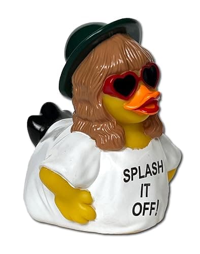 CelebriDucks - Tail-RRR - Splash It Off - Floating Rubber Ducks - Collectible Bath Toy Gift for Kids & Adults of All Ages thumbnail 5