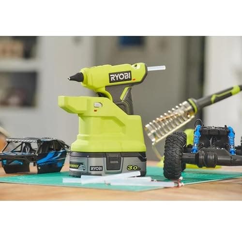 Ryobi RGLM18-0 18V ONE+ Cordless Mini Glue Gun (Bare Tool), Green thumbnail 4