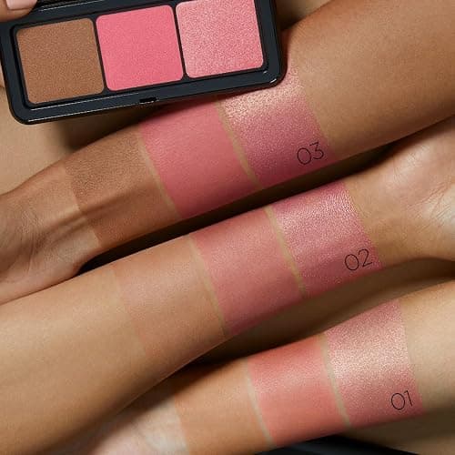KIKO Milano Multi Finish Trio Blush & Bronzer Palette 01 | Gesichtspalette Mit 1 Bronzer Und 2 Rouges Mit Mattem Und Metallischem Finish thumbnail 5