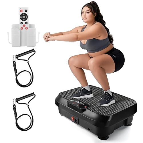 Vibration Plate Exercise Machine for Lymphatic Drainage Weight Loss,Whole Body Workout Vibration Fitness Platform,Mini Shake Plate,Sport Gym Fitness Equipment thumbnail 2