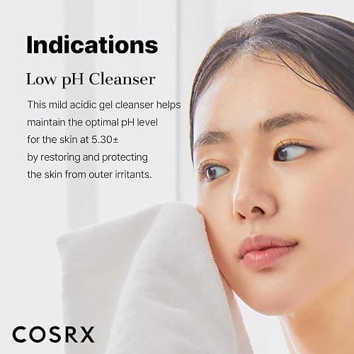 COSRX Low pH Good Morning Gel Face Cleanser, 5.07 fl oz, BHA Face Wash, Daily Mild Face Cleanser for Sensitive Skin, PH Balancing, Korean Skin Care, Korean Face Wash, Stocking Stuffers,Gifts For Women thumbnail 6