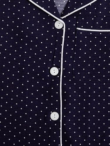 Verdusa Women's 2 Piece Pajama Sets Lightweight Fall Pajamas Cute Pj Set Button Shirt with Shorts Lounge Pjs thumbnail 4