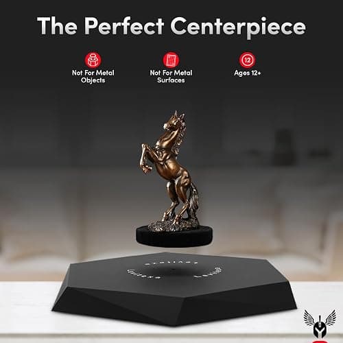 Levitexa Nimbus Levitating Display - Floating Display, Levitating Stand, Levitation Decor, Magnetic Stand, Magnetic Levitation for Figures and Toys - 400 grams Capacity thumbnail 7