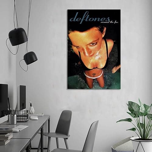 Deftone Around The Fur Music Album Canvas Art Poster And Wall Art Picture Print Modern Family Bedroom Decor Posters 12x18inch(30x45cm) thumbnail 6