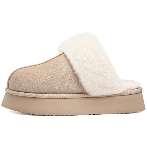 Litfun Women's Fuzzy Slippers thumbnail 4