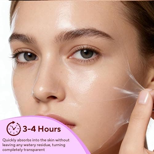 Nityrliv Collagen Face Mask, 4 Pack Bio-Collagen Real Deep Mask Overnight Hydrating Face Mask for All Skin Types,Original Hydrating Collagen Face Mask thumbnail 3