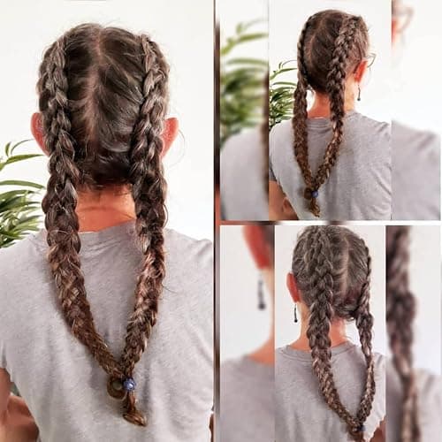 YANRONG 755PCS Hair Accessories for Woman Set Seamless Ponytail Holders Variety Hair Scrunchies Hair Bands Scrunchy Hair Ties For Thick and Curly (Pink) thumbnail 5