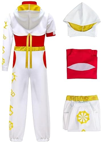 Euholute Zombies Girls Cosplay Nova Vampire Cheerleader Suit Victor Addison Wells Nova Costume Hooded Coat Halloween Uniform thumbnail 2