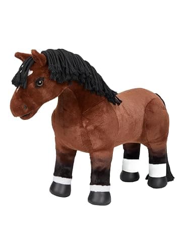 LeMieux Toy Pony Chancer - Racing Thoroughbred with a Smart Short Mane - Super Soft Coat for Brushing & Playing - One Size - Image 1