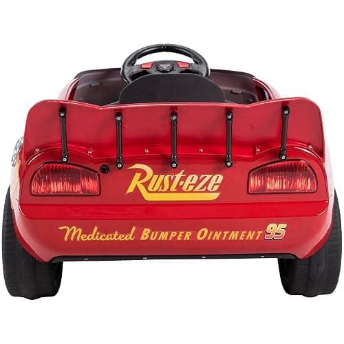 Huffy Lightning McQueen 6V Ride-On Toy Car with Headlights & Engine Sounds, Foot Pedal Drive, Up to 2.5 MPH, Ages 3–7 thumbnail 8