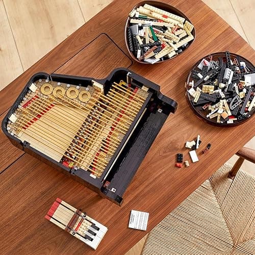 LEGO Ideas Grand Piano 21323 Model Building Set - Featuring Detailed and Functional Design, Great for Adults, Collectible Home Décor Kit, Gift for Music Lovers with Motor and Power Functions thumbnail 3