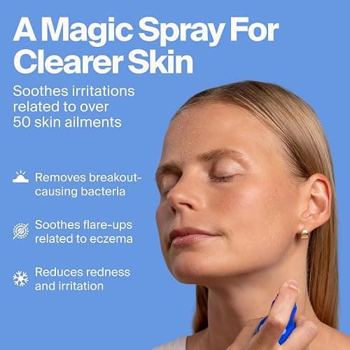 Magic Molecule Skin Spray, Hypochlorous Acid Formula, 8oz | Helps heal breakouts, eczema irritation, itch, redness & 50 other skin issues; for face, body & all skin types; scent-free thumbnail 2