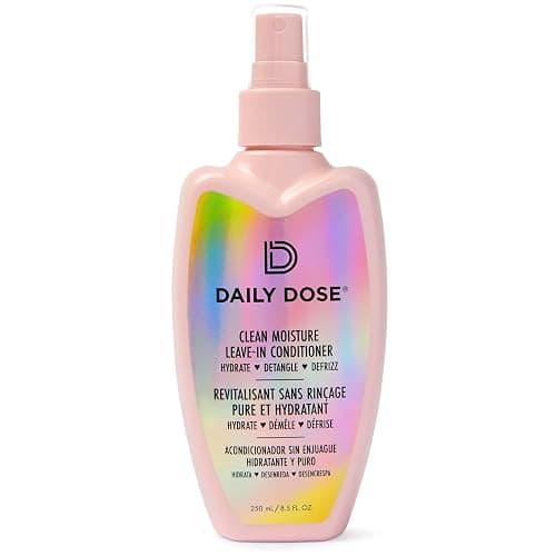 DAILY DOSE Award-Winning Clean Moisture Leave In Conditioner Spray Detangler for Dry, Damaged & Frizzy Hair. Instantly Softens, Smooths & Adds Shine for Kids & Adults. Vegan, Sulfate-Free, Color Safe - Image 1