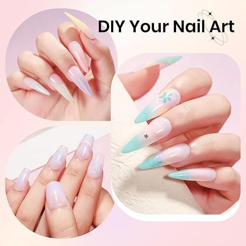 SUPWEE Patting Gel Polish Kit 12 Colors Pastel Ombre Gel Polish for Nails | Patting Gels Long-lasting, No-wipe Soak of UV Pat Gels Polishs Palette Easily Create Unique Nails Art Home DIY thumbnail 5