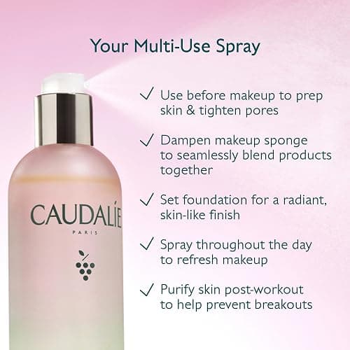 Caudalie Beauty Elixir Face Mist: Toner That Tightens Pores + Reduces Dullness + Sets Makeup thumbnail 6
