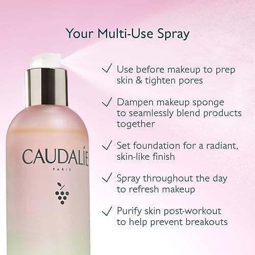 Caudalie Beauty Elixir Face Mist: Toner That Tightens Pores + Reduces Dullness + Sets Makeup thumbnail 7