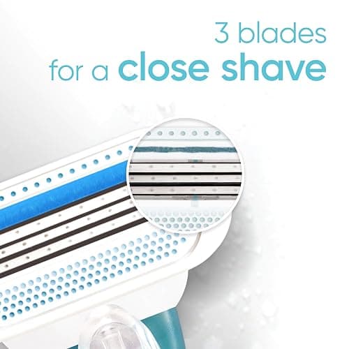 Gillette Venus Smooth Women's Razor Handle + 6 Refills with Soft-Grip Gel Handle thumbnail 4