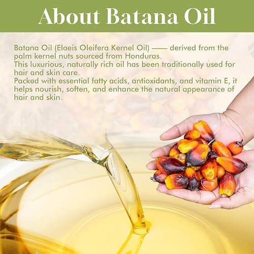 Batana Oil for Hair Growth Organics Pure Batana Hair Oil 100% Natural Batana Oil Nourishes Damaged Hair Natural Hair Growth Oil and Conditioner Batana Hair Oil 2.02 Fl Oz thumbnail 5