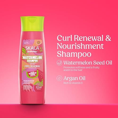 SKALA Fruitastic Watermelon Shampoo 10.99 fl oz – Sulfate Free, Curly Hair Care, Paraben Free, Nourishing, Vegan Formula, For Frizz & Definition – Dermatologically Tested thumbnail 3