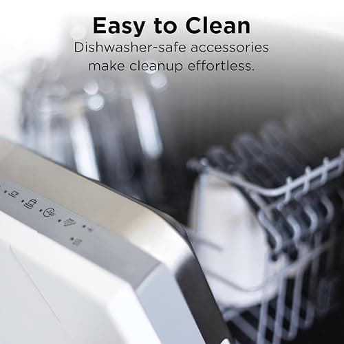 Ninja DZ201 Foodi 8 Quart 6-in-1 DualZone 2-Basket Air Fryer with 2 Independent Frying Baskets, Match Cook & Smart Finish to Roast, Broil, Dehydrate & More for Quick, Easy Meals, Grey thumbnail 8