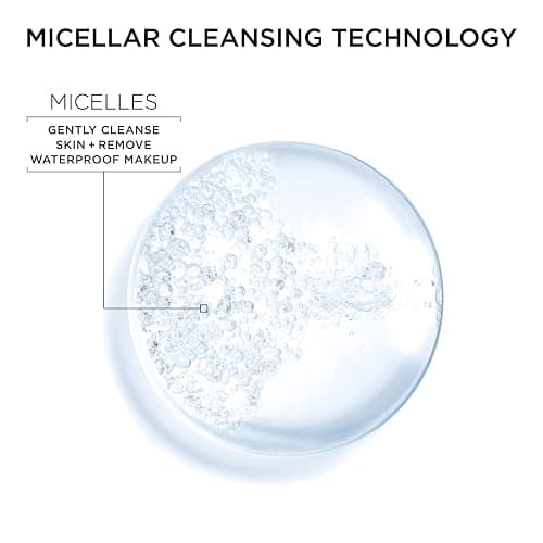 Garnier Micellar Water For Waterproof Makeup, Hydrating Facial Cleanser & Makeup Remover, Suitable for Sensitive Skin, Vegan, Cruelty Free, 13.5 Fl Oz (400mL), 1 Count thumbnail 6