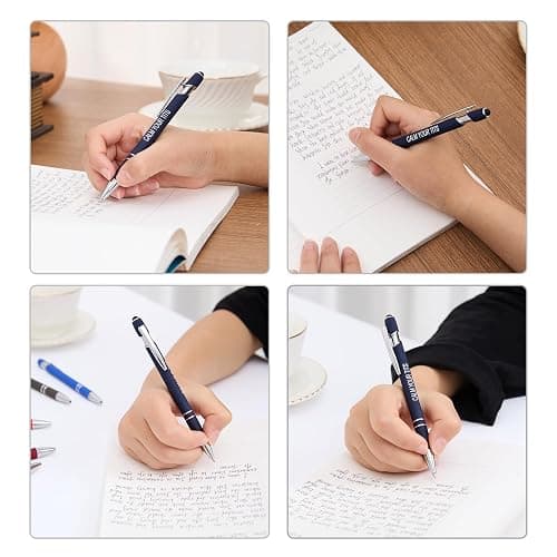 Actsun Funny Pens - 12 Pack Fine Point Smooth Writing Pens with Inspirational Tips, Black Ink, Touch Stylus Screens, Motivational Gift for Office & Desk Accessories thumbnail 4