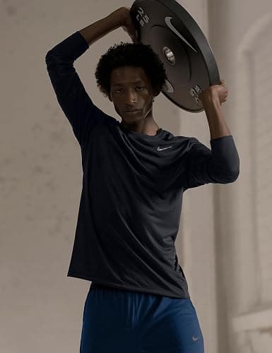 Nike Men's Dri-FIT Legend Long-Sleeve Fitness Top thumbnail 2