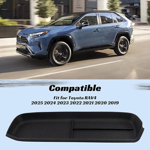 CARFIB Passenger Storage Organizer Mat Fit for Toyota RAV4 2025 2024 2023 2022 2021 2020 2019 Glove Box Organizer Tray Interior Insert Accessories thumbnail 3