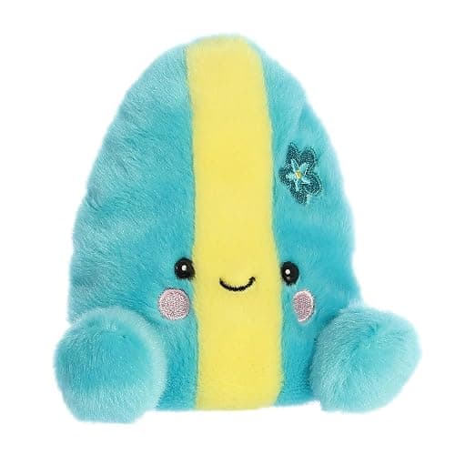 Aurora® Adorable Palm Pals™ Fynn Surfboard™ Stuffed Animal - Fun Collectible Plush for Kids and Adult Collectors - Perfect for Decorating Rooms and Birthday Gifts - Blue 5 Inches thumbnail 2