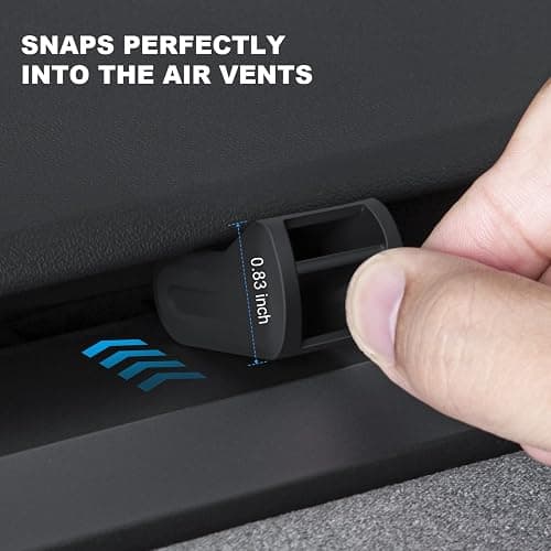KUNIST 2Pcs Air Freshener Adapter Designed for 2017-2023 Tesla Model 3 and 2020-2025 Model Y Air Vent (Air Freshener not Included) thumbnail 5