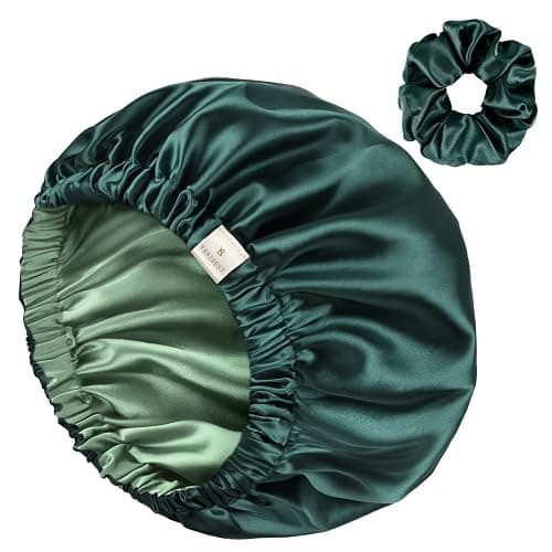 Yanibest Double Layer Satin Bonnet Silk Bonnet for Sleeping Adjustable Hair Bonnet for Women Curly Natural Hair - Image 1