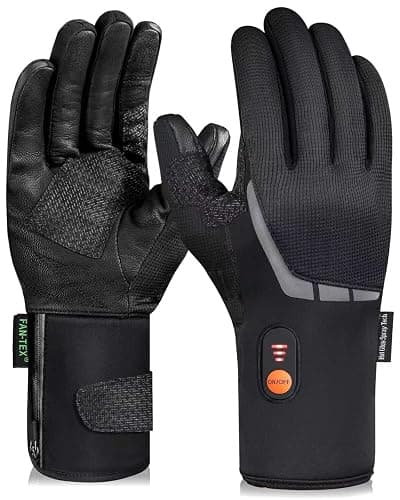 Heated Gloves for Men Women, Rechargeable Waterproof Heated Work Gloves with Arthritis Raynaud's Relief for Ski Hiking Driving - Image 1