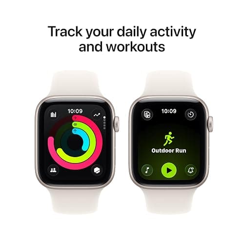 Apple Watch SE 3 [GPS 44mm] Smartwatch with Starlight Aluminum Case with Starlight Sport Band - M/L. Fitness and Sleep Trackers, Heart Rate Monitor, Always-On Display, Water Resistant thumbnail 5